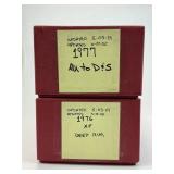 1,722 1976 XF Deep Rim ,1977 AU- D&S Pennies.