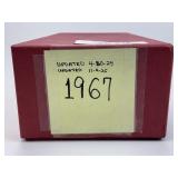 1,607 1967 Lincoln Pennies.