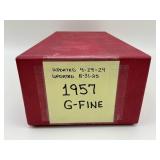 1,082 1957 Wheat Pennies.