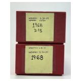 992 1968, 1968-D, 1968-S Lincoln Pennies.