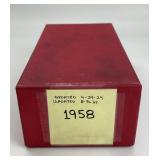 1,801 1958 Wheat Pennies.