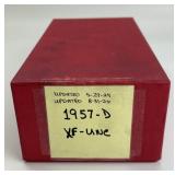 1,657 1957-D Wheat Pennies.