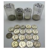90% Silver Peace, Morgan $1, Halves & Quarters.