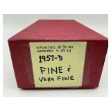 2,302 1957-D Wheat Pennies.