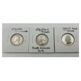 2021 Silver Proof, 90% Silver 1976, 1976 Quarters.