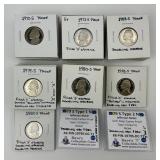 29 1960s-89-S Nickel Proofs.