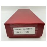 61 1962-1991 Error Nickels.