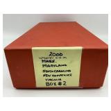 1,492 2000 & 2001 Uncirculated State Quarters.