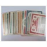 30 Company Stock Certificates.