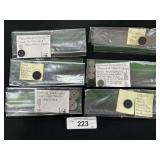 Sterling Canada 10 Cent Coin, Various Tokens.