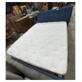 Upholstered Tufted Bed Frame, Clean Queen Sized