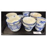 Chinese Porcelain Blue & White Bowls.