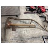 (2) Vtg Axes & Scythe.