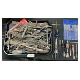 Files, Screwdrivers, Allen Wrenches.