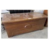 Vtg Cedar Blanket Chest.