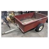 Steel Lawn & Garden Dump Trailer.