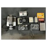 Kodak, Quickshot, Konica Cameras, Calculator.