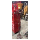 Spanish Revival Style Wrought Iron Floor Lamp.: