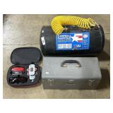 Campbell Hausfeld Air Tank, Toolbox, Laser Trac.
