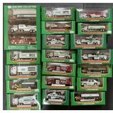 19 NOS Hess Miniature Trucks, Planes, Cars, Boat.