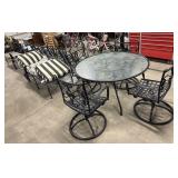 Wrought Iron Patio Set.