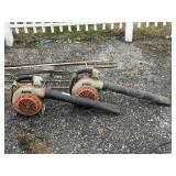 2 Stihl Leaf Blowers.