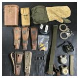 Oiler Bottles, Cleaning Kits, Army Pouches, Glove.