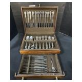 Northland Stainless Korea Flatware Set W/ Case.
