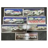 7 NOS Hess Trucks, Plane, Helicopter, Patrol Car.