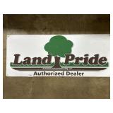 Land Pride Double-Sided Adv Sign.