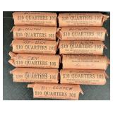 440 1976 Bicentennial Quarters in Bank Rolls.