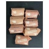 140 1976 Bicentennial Half Dollars.