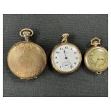 Elgin, Esprit, & Standard USA Pocket Watches.