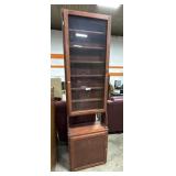 Rustic Pine Display Cabinet.