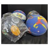 4 Colorful Basketballs.