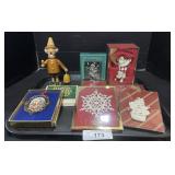 Lenox, Hallmark & Reed & Barron Ornaments.