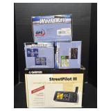 4 Portable GPS Systems.