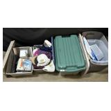 Snap-Back Hats, Quarter Tubes, Storage Totes.