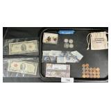 90% Silver Dimes, Colorized Quarters, $2, Nickels.