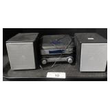 GPX CD Player W/ Speakers.