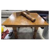 Solid Oak Dining Table.