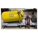 Central Pneumatic Air Tank, Automotive Jack,