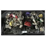 2 Trays Of Metal Cookie Cutters.