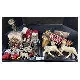 Vintage Christmas Figurines & Ornaments, Pencils.