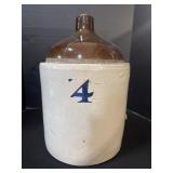Large Two Toned Stoneware Jug.