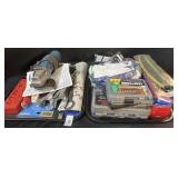 Angle Grinder, Caulk Tool Kit, Sockets, Wrenches.