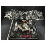 3 Trays Of Various Metal Cookie Cutters.