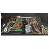 Wrenchï¿½s, Pliers, Crowbar, Chains.