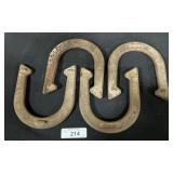 4 Rodeo Throwing Horse Shoes.