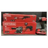 NOS Craftsman Grinder & Ratchet, Flashlight.
